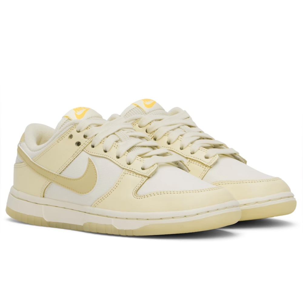NIKE Off-White & Yellow Dunk Low Sneakers